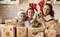 Vintage Christmas Wrapping Paper Roll - Mini Roll 17" X 120" Kraft Christmas Wrapping Paper, 3 Rolls Aesthetic Christmas Wrapping Paper(Vintage Christmas)